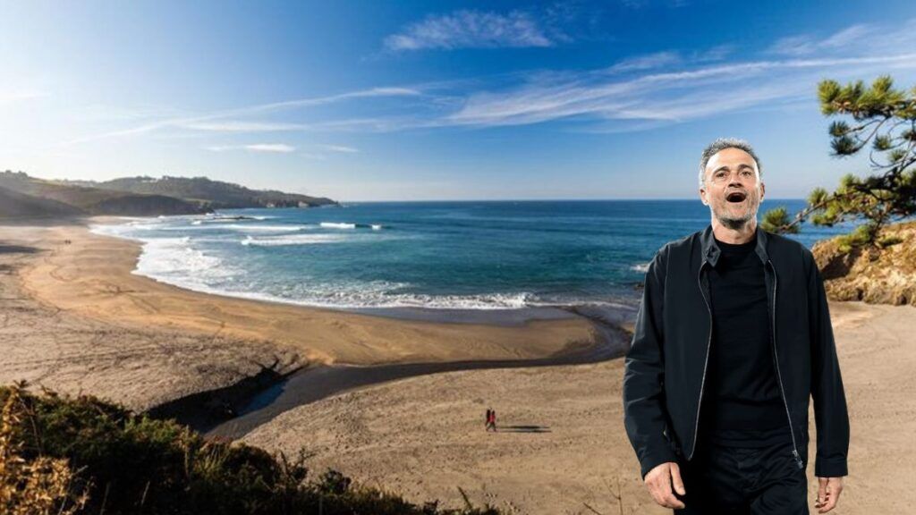 El refugio asturiano de Luis Enrique tiene 30 casas, playa monumento natural y el apellido de su madre